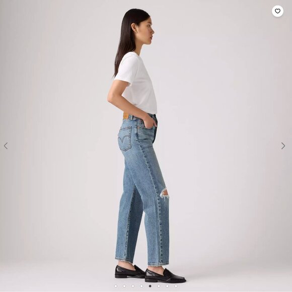 Levi's - Ribcage Straight Ankle Jeans in Medium Wash - Picture 12 of 16